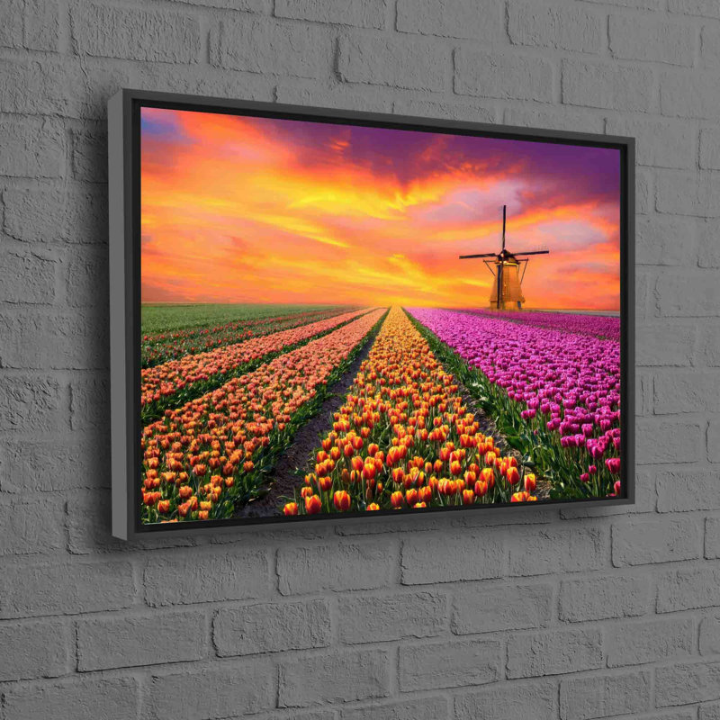 Print on Canvas, Framed Print without Mat, 20 cm H x 30 cm W, Black