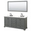 Ensemble de meuble-lavabo double autoportant 80 po avec plateau en quartz Deborah-98208027-98208029-98208031