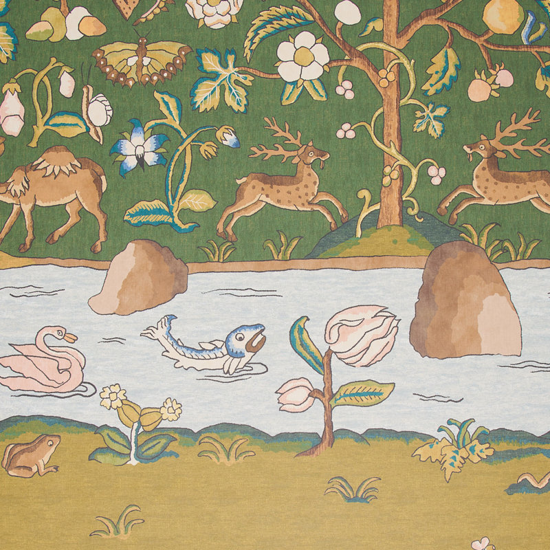 Chaucer's Forest Panel Set, Alabaster