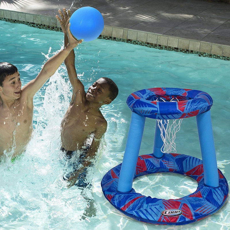 Panier de basketball flottant pour piscine Swimway Coop