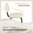 Dining Chairs Set Of 2, Upholstered Mid Century Modern Kitchen Dining Room Accent Chairs With Faux Leather Cushion Seat & Metal Legs For Kitchen, Living Room-2015444209-2043465896