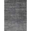 Hand-Knotted Geometric Area Rug in Charcoal-64790088