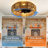 17.71" Boho Rattan Ceiling Fan With Lights And Remote, Bladeless Low Profile For Bedroom Kitchen Living Room