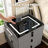 Kaylena 3 - Drawer Nightstand with Fingerprint Lock and LED Lights and Music Player-204762632