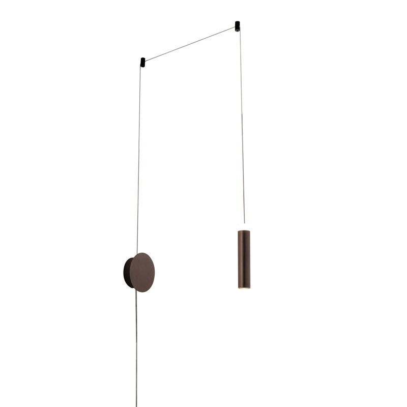 Hayat Aluminium (hammered) LED Flush Mounted Sconce