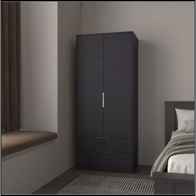 Armoire Trappe, chambre, noir