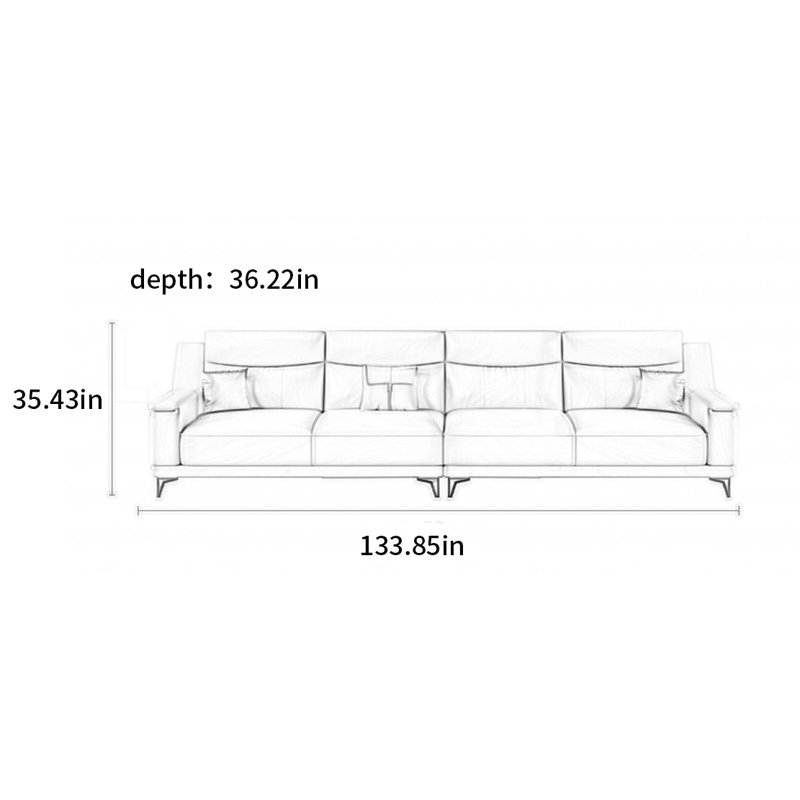 Nordic minimalist sofa