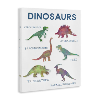 Simple toile éducative de dinosaures, conception par CAD Designs
