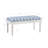 Aaryahi Coastal Carved Seashell 36” Upholstered Bench-1000199347