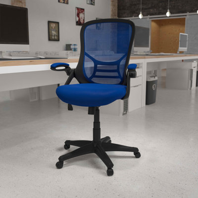 Cappello High-Back Mesh Swivel Ergonomic Office Chair with Flip-Up Arms