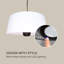 6138 Electric Hanging Patio Heater