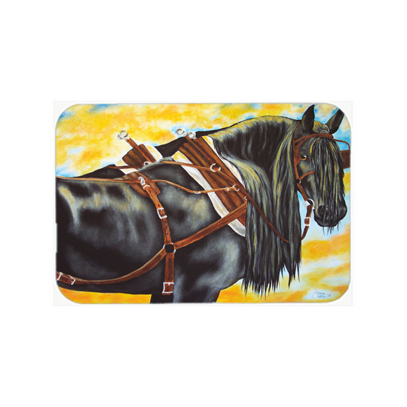 Planche à découper en verre cheval caroline end day