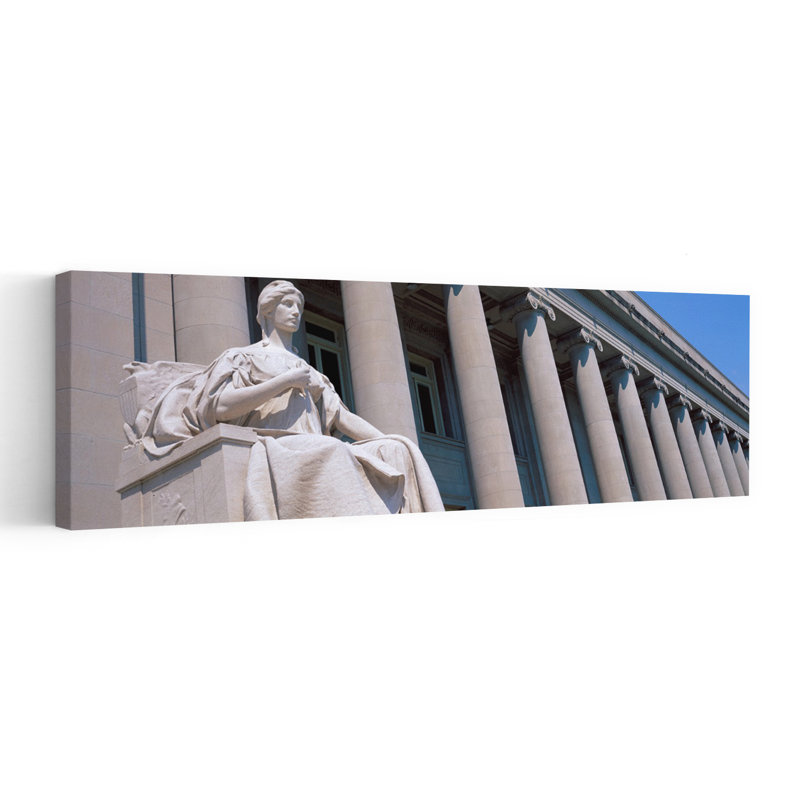«Shelby County Courthouse Memphis Tn», art mural architecture contemporaine, H 20 po x l 60 po