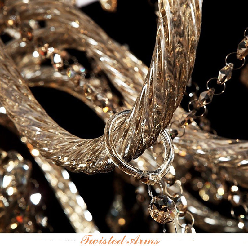 Aldridge Crystal Chandelier, 80cm H x 86cm W x 60cm D