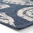Blue Rectangle Polypropylene Area Rug 5'3" X 7'