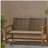 HAMPTON WOOD + WICKER LOVESEAT