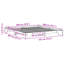 Bed Frame Solid Pine Wood-2058417909-2058417908