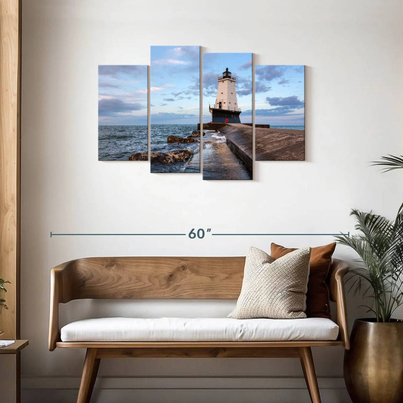 Ludington light Aletra, H 27 po x l 43 po