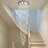 Extra-large 9-light K9 Crystal Raindrop Chandelier