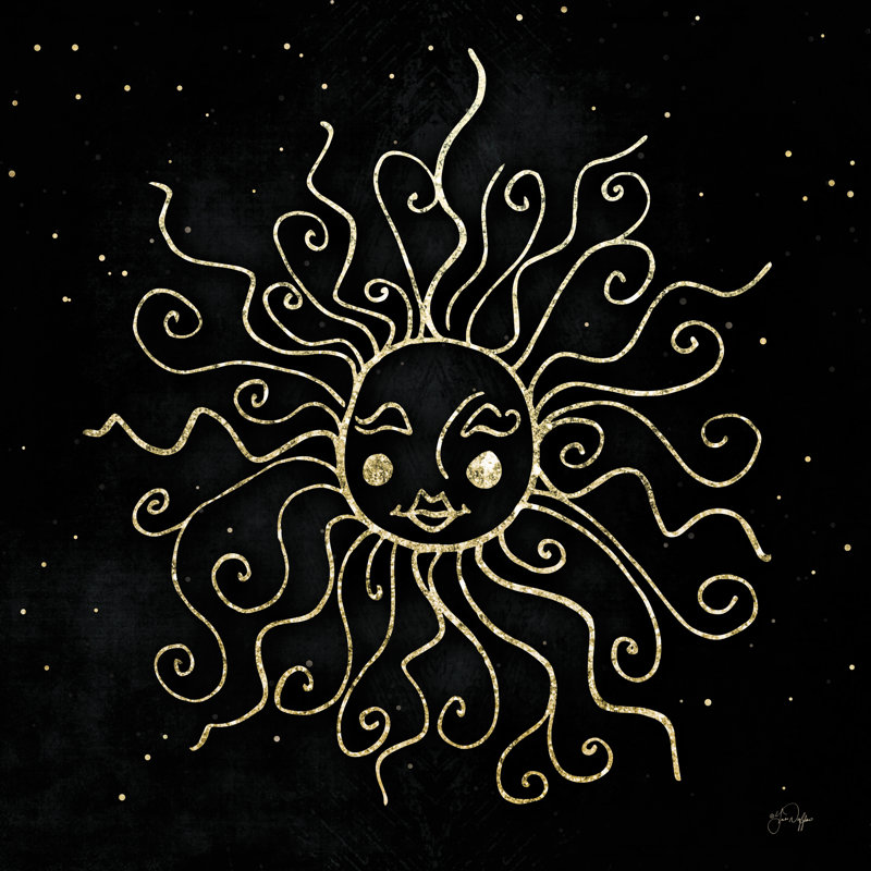 Soleil guérissant - reproduction sur toile tendue, H 12 po x l 12 po