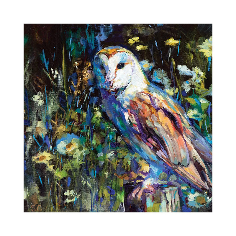 Evening Haunt by Sue Gardner - Painting on Canvas, 66.04 cm H x 66.04 cm W x 1.91 cm D, Wrapped Canvas