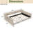 Full XL Upholstered Daybed With Side Storage Pocket-76519635-76519634