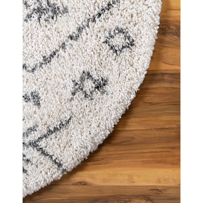 Walsenburg Oriental Indoor Rug, Round 5'
