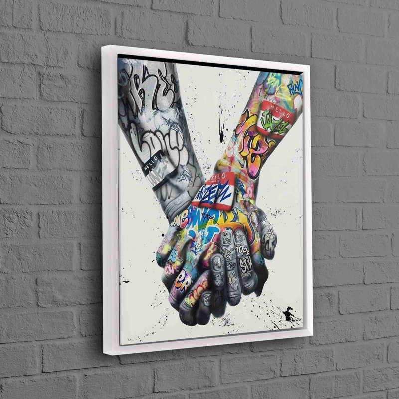 Print on Canvas, White, Framed Print without Mat, 70 cm H x 50 cm W