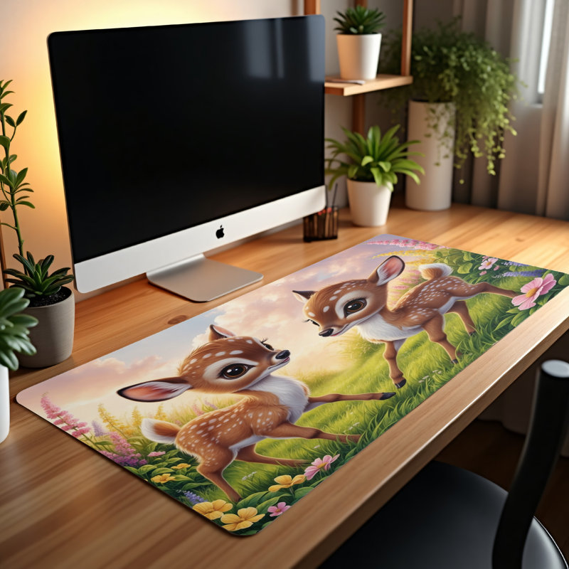 Polyester Desk Pad, 31.5x15.5