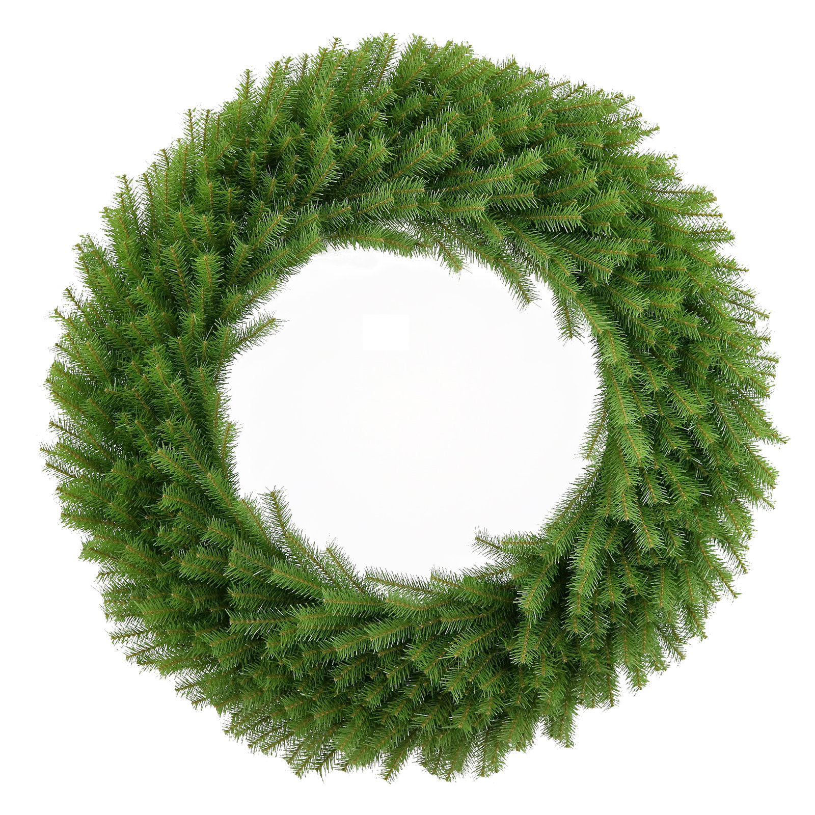 Pre-Lit Fir Wreath, Unlit, 30"