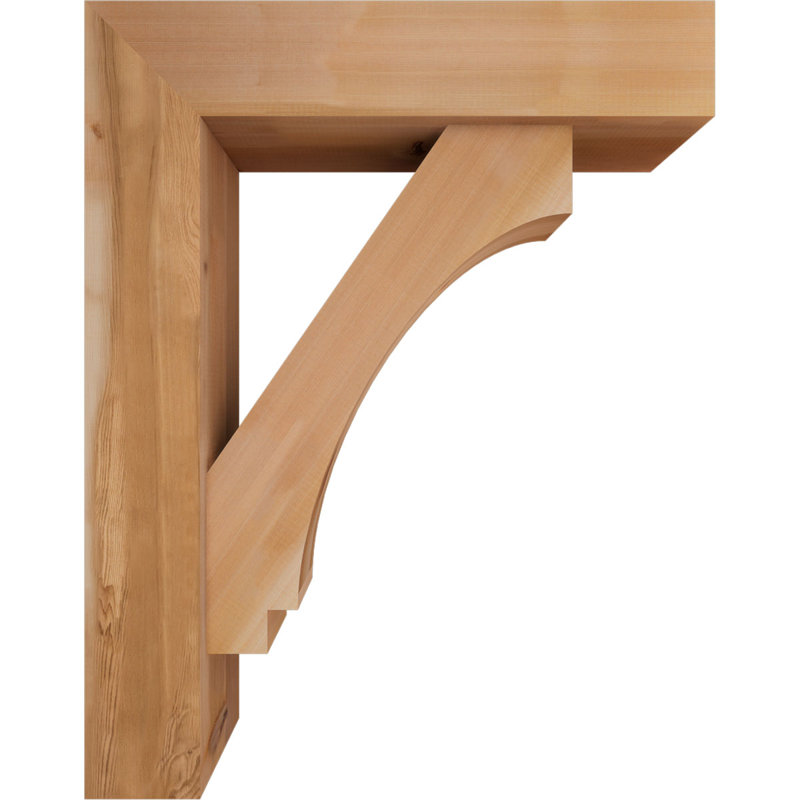 Support de bloc impérial avec entretoise décalée, 38 x 30, Cèdre rouge occidental de l 7 1/2 po (lisse)