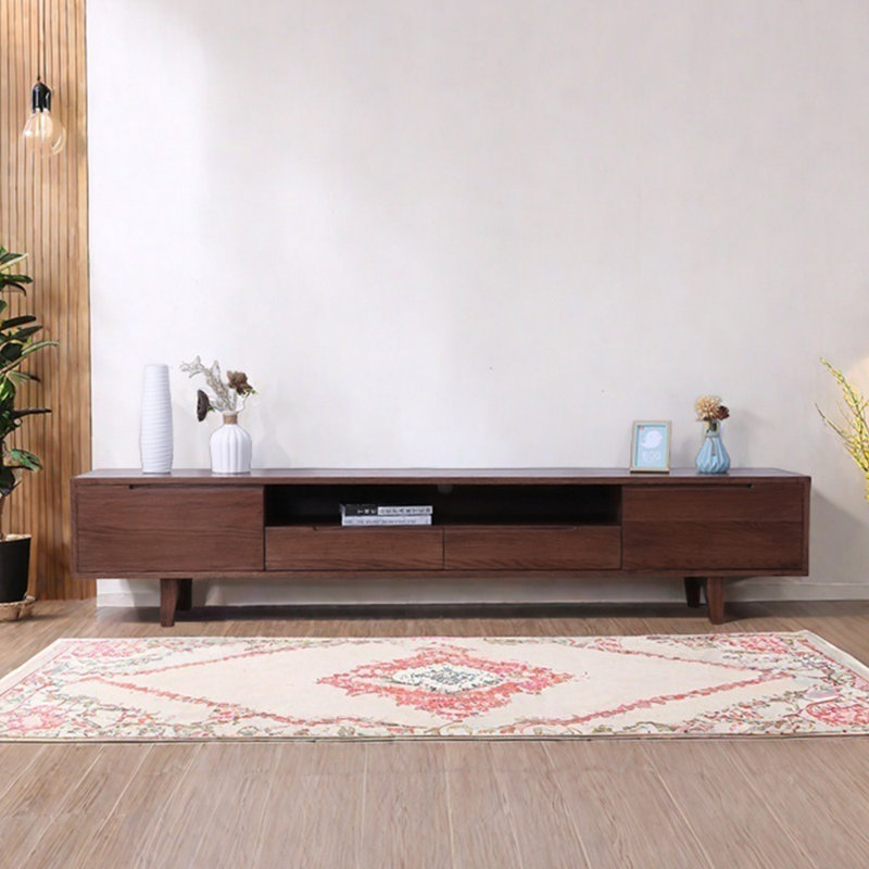 Modern simple large capacity storage TV cabinet, 82.68"