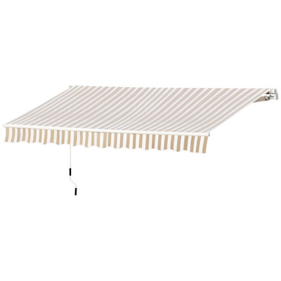 Versatile Retractable Patio Awning For Outdoor Protection And Privacy