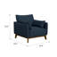 Chaise bleue