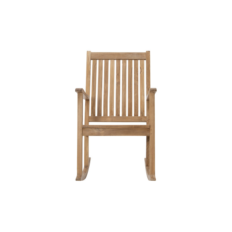 Huntington Solid Wood Rocking Chair, Natural