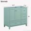Base de meuble-lavabo simple 35,4 po seulement-101803601