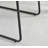 Lenworth Modern Black Metal and Glass Dining Table Set with 4 Luxury Upholstered Dining Chairs-764703039