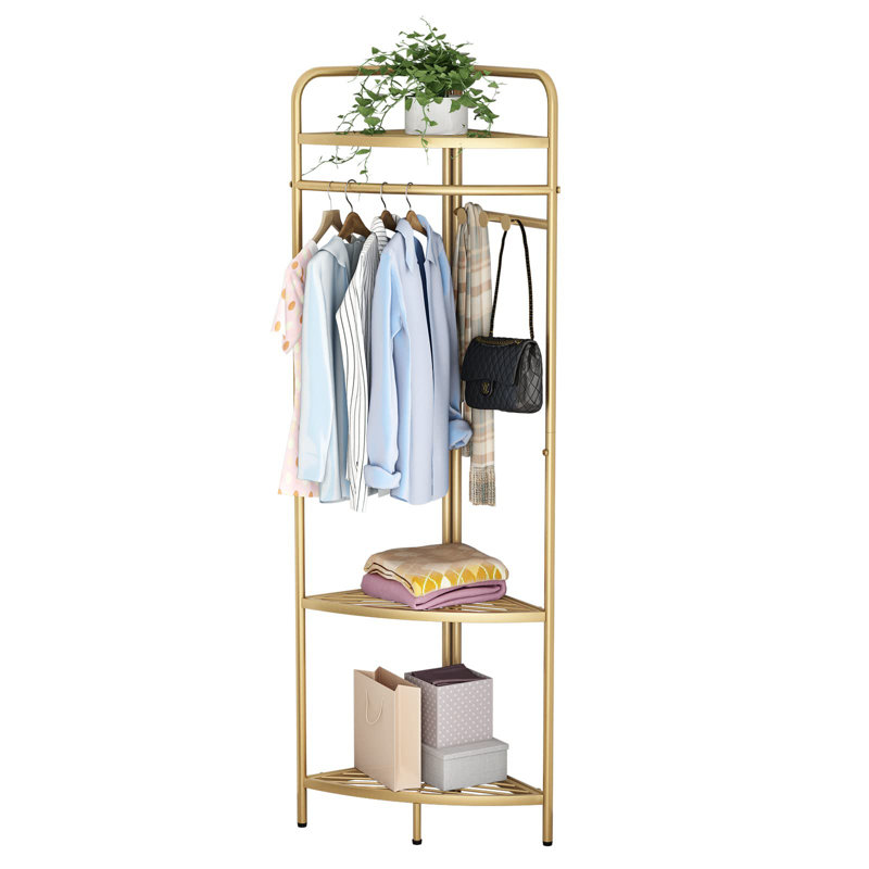 Extension 1'' Metal Adjustable Coat Rack
