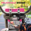 Moto classique rose à piles pour enfants pour les aventures en plein air avec musique intégrée et roues d'entraînement, structure en acier et en PP
