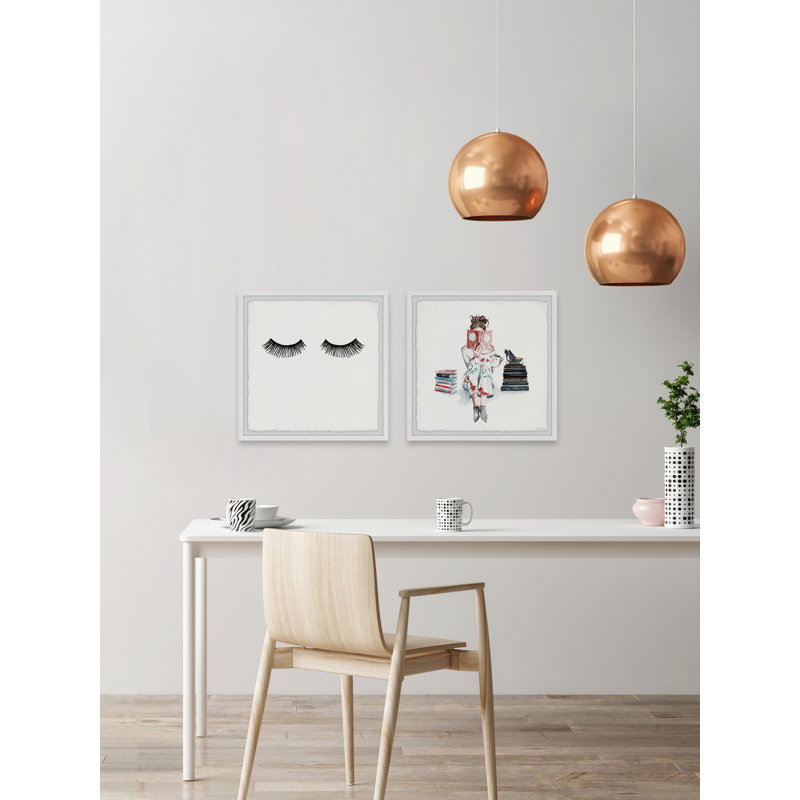 «Model To Be» par Marmont Hill - ensemble de 2 reproductions de cadres photo, H 12 po x l 12 po