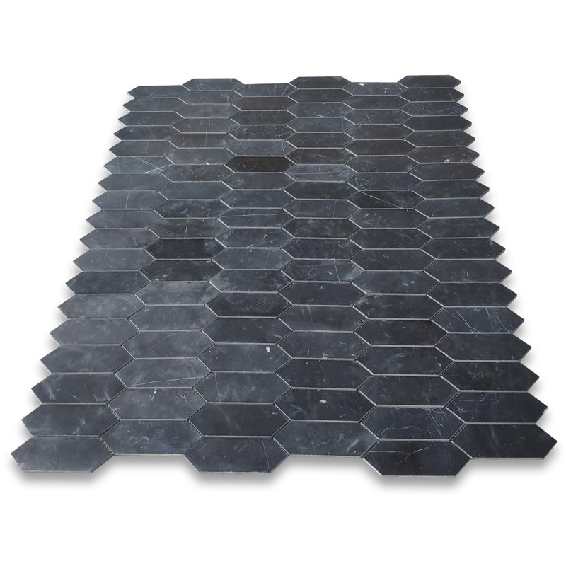 12" x 9" Marble Grid Mosaic Wall & Floor Tile