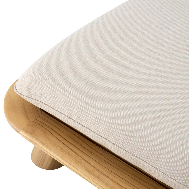 Weston Outdoor Teak Chaise Lounge