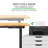 Rise Up 3-stage Dual Motor Electric Standing Desk Frame -2054301483
