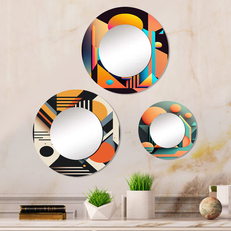 Ahwahnee Metal Round Mirror