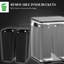 HOMCOM Dual Kitchen Bin 2 x 20L Stainless Steel Soft Close Lid Silver Tone