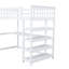 Lit mezzanine avec tablettes de rangement et bureau sous le lit-1344954386-1344954413