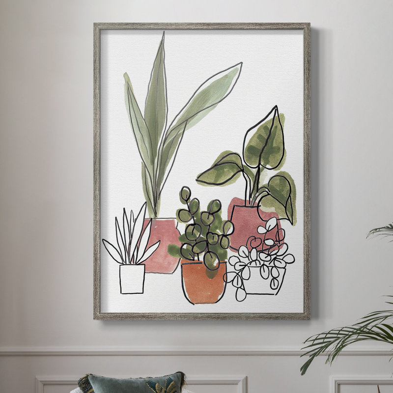 Reproduction encadrée HomeGrownII - bois massif 2768772, H 11 po x l 9 po