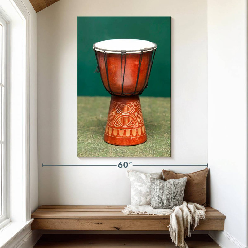 Tambour Abarca Tribal, H 51 po x l 34 po