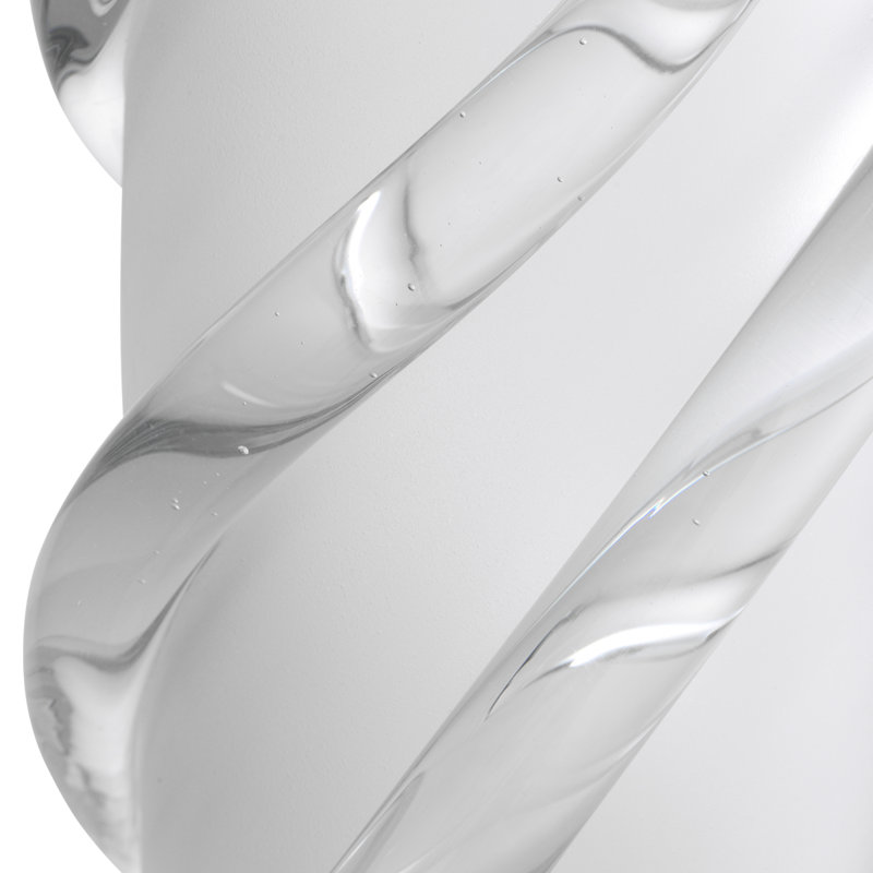 Vase Celestino Frosted White, Overall height- 10.24"