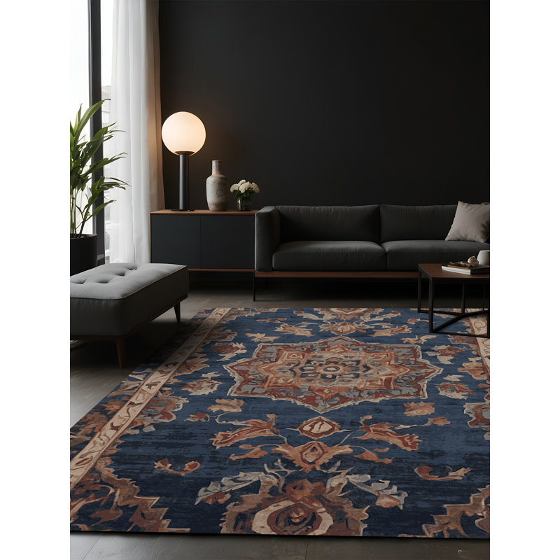 Tapis gris soyeux et moelleux, Carré 7 pi